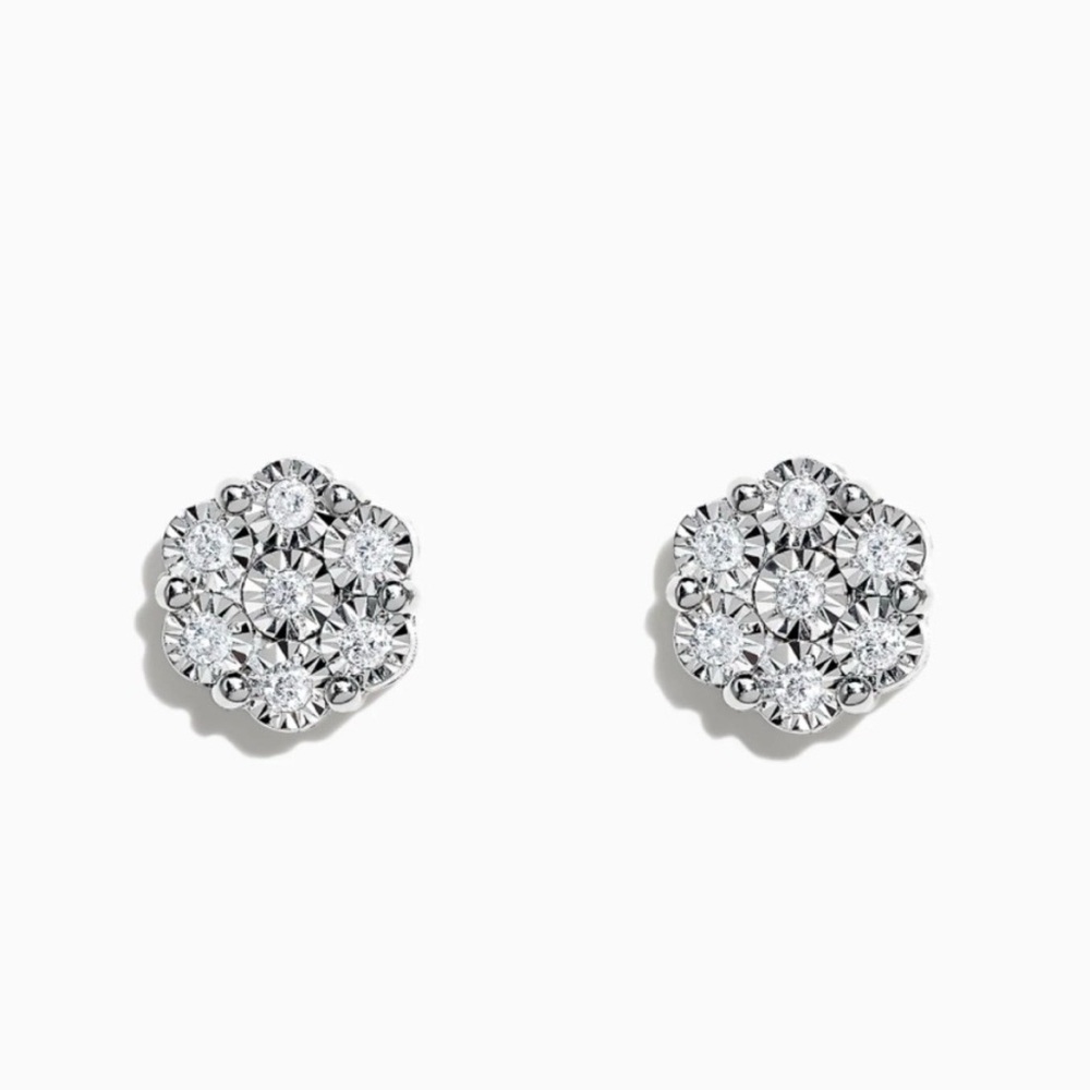 Effy Diamond Bouquet Stud Earrings (New)